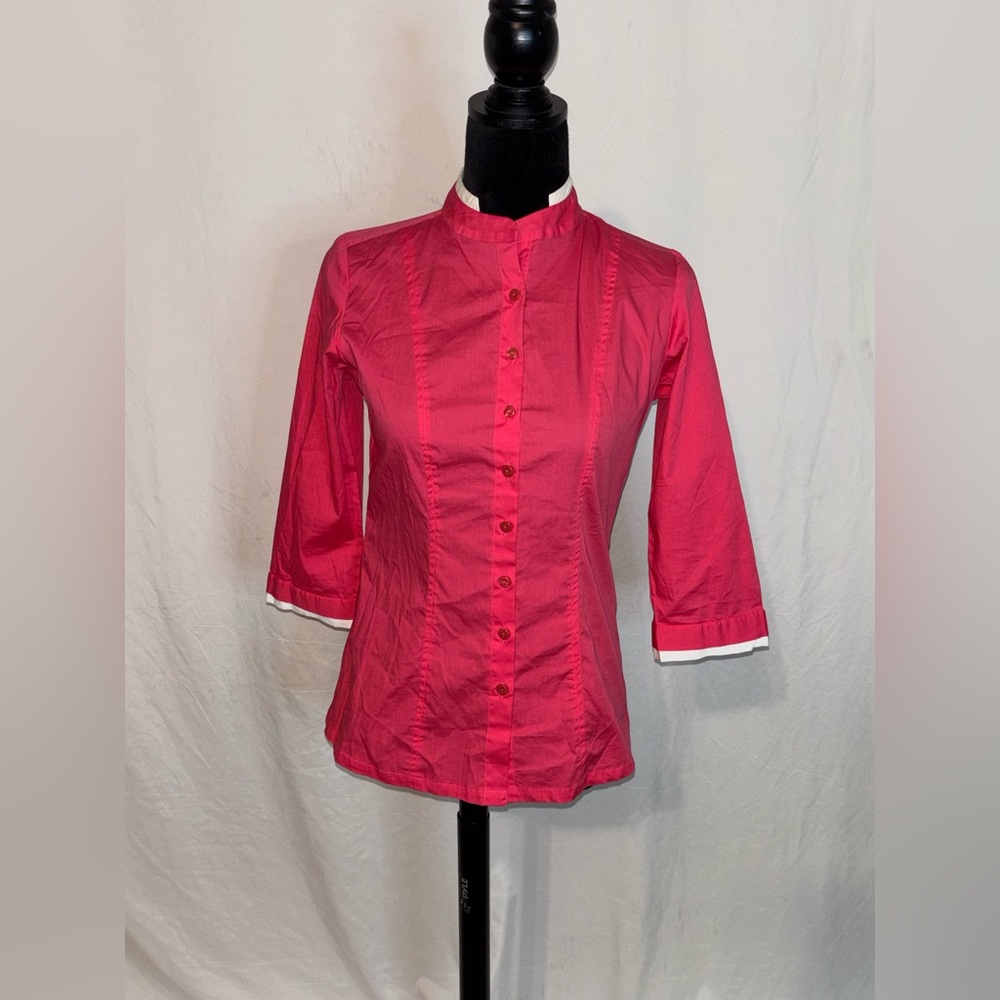 AND Vibrant Pink Button-Down Shirt